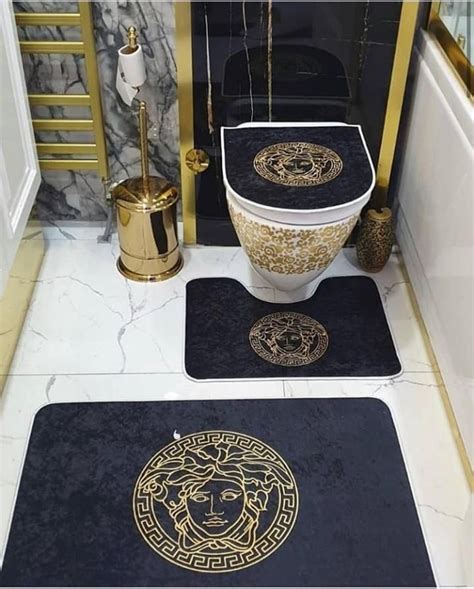 consolle versace bagno|Luxury and Designer Bath Linen Sets .